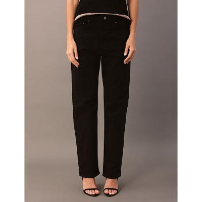 Calça Color Feminina Straight 5 Pockets - Preto