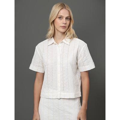 Camisa Feminina de Laise Calvin Klein - Branco