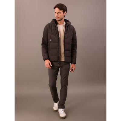 Jaqueta Masculina Matelassê Camuflada Calvin Klein - Chumbo