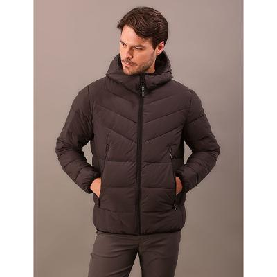 Jaqueta Masculina Matelassê Camuflada Calvin Klein - Chumbo