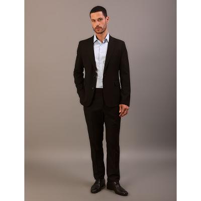 Costume Masculino Essentials Slim Abotoamento Simples Calvin Klein - Preto