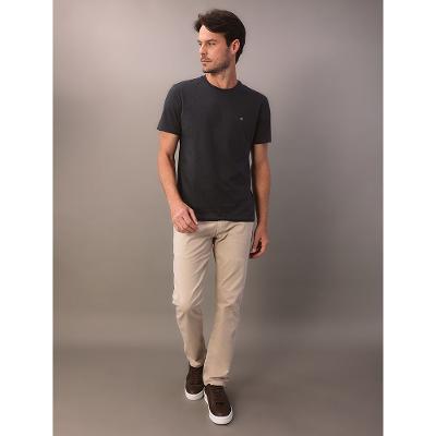 Camiseta Masculina Básica em Meia Malha Calvin Klein - Azul Marinho