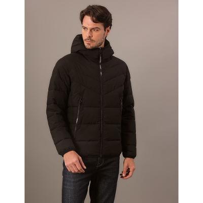 Jaqueta Masculina Matelassê Camuflada Calvin Klein - Preto