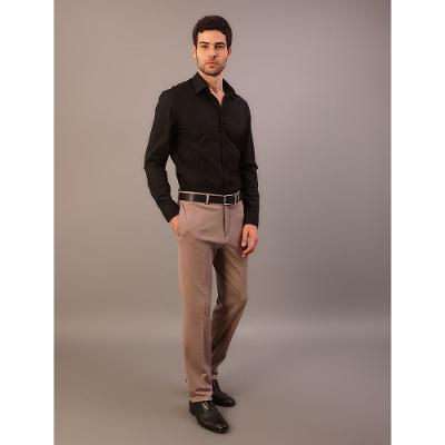 Camisa de Manga Longa Masculina Regular Estampa Ck Bordada Calvin Klein - Preto