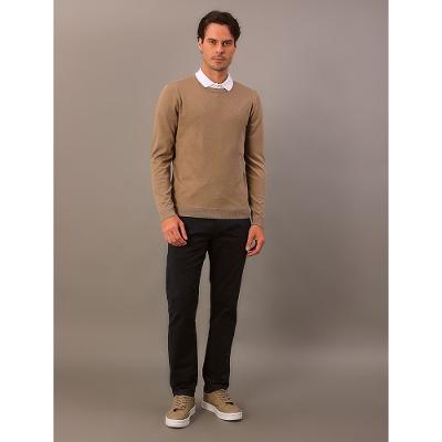Tricot Masculino Decote Redondo Calvin Klein - Caqui Medio