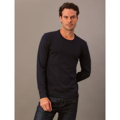 Tricot Masculino Decote Redondo Calvin Klein - Marinho