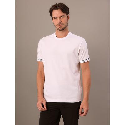 Camiseta Masculina Punho Logo - Branco 2