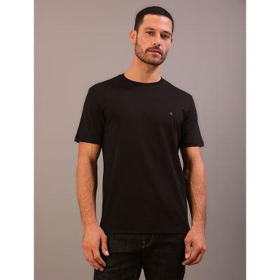 Camiseta Manga Curta Calvin Klein Jeans Masculino Pima - Preto