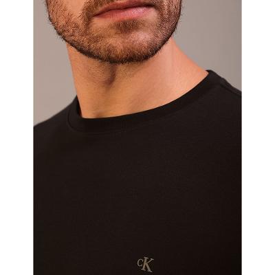 Camiseta Manga Curta Calvin Klein Jeans Masculino Pima - Preto