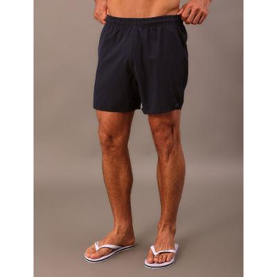 Shorts Elástico Liso Com Logo Lateral - Marinho