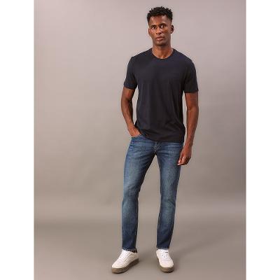 Camiseta Masculina Gola Careca Solid Liquid - Marinho
