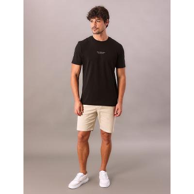 Camiseta Manga Curta Logo Calvin Klein Jeans Ny - Preto