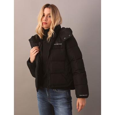 Tricot Feminino Gola Alta Calvin Klein Jeans - Preto