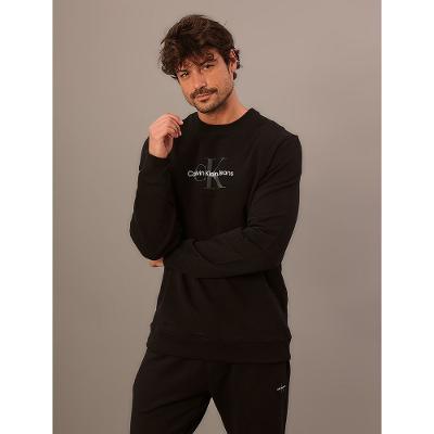 Casaco Moletom Masculino Re Issue Calvin Klein Jeans - Preto