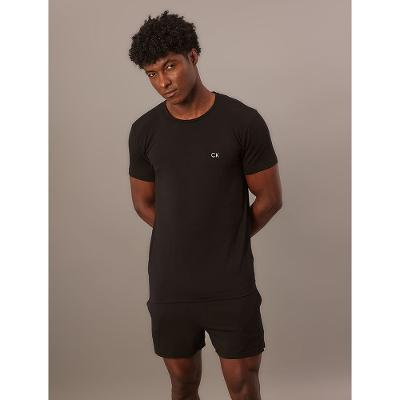 Pijama Masculino Manga Curta Berm C/Bolso Calvin Klein Modal - Preto