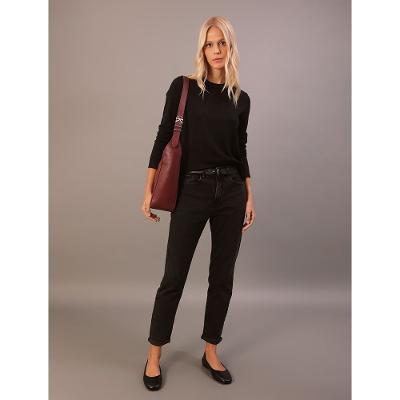 Tricot Feminino Gola Careca Calvin Klein Jeans - Preto