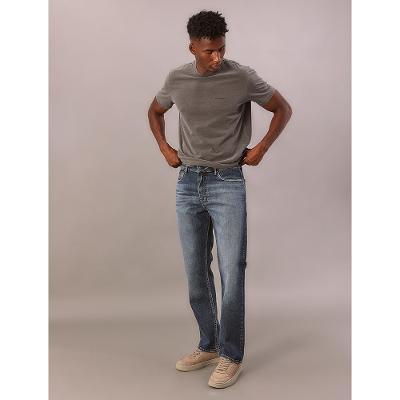 Calça Jeans Straight 5 Pockets - Marinho