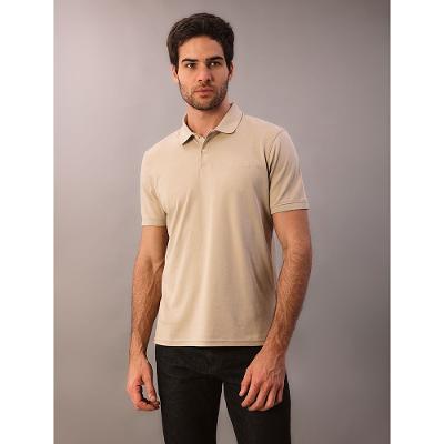 Polo Masculina Liquid Touch Calvin Klein - Caqui Medio