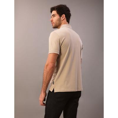 Polo Masculina Liquid Touch Calvin Klein - Caqui Medio