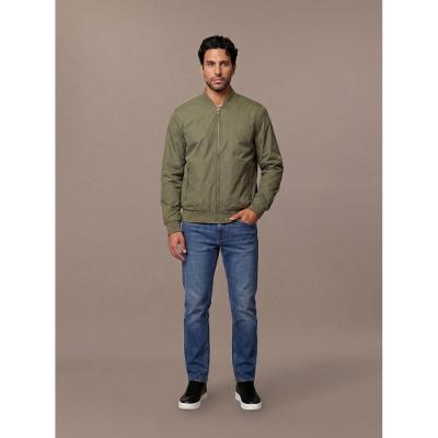 Jaqueta Calvin Klein Bomber Slim - Oliva