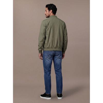 Jaqueta Calvin Klein Bomber Slim - Oliva