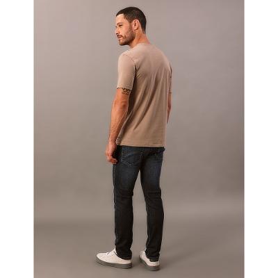Camiseta Manga Curta Calvin Klein Jeans Masculino Innate Connection - Caqui Medio