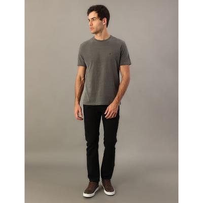 Camiseta Masculina Logo Monogram Calvin Klein Jeans - Chumbo