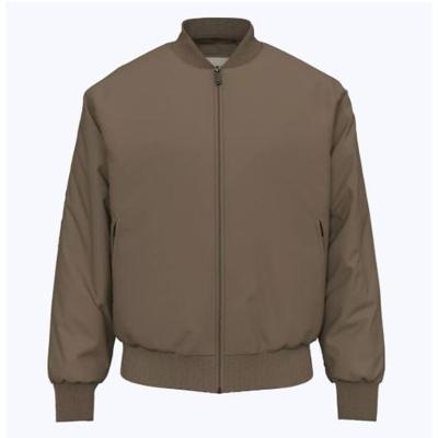 Jaqueta Calvin Klein Bomber Slim - Caqui Medio