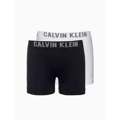 Kit 2 Cuecas Menino Trunk Sem Costura Calvin Klein Underwear - Branco