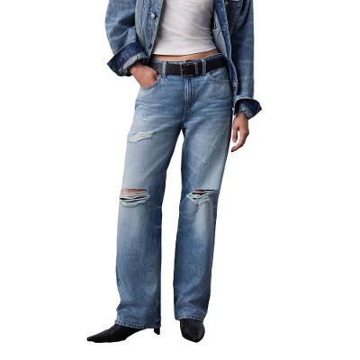 Calça Jeans Jung Kook For Calvin Klein 90s Straight - Azul Claro