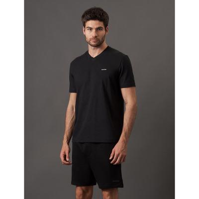 Camiseta Masculina Slim Flamê Calvin Klein - Preto
