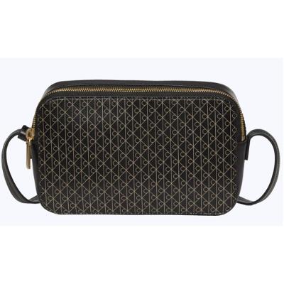 Bolsa Calvin Klein Feminina Camera Bag Aop Monograma - Preto