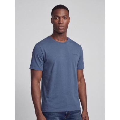 Camiseta Masculina Gola Careca Solid Liquid - Indigo