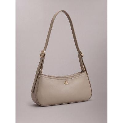 Bolsa Calvin Klein Jeans Feminina Shoulder Bag Logo Reissue - Havana