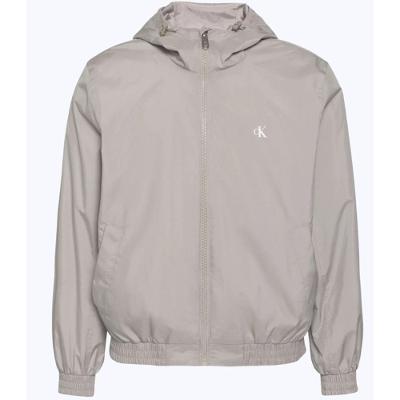 Jaqueta Ckj Hooded Nylon Harrington - Caqui Claro