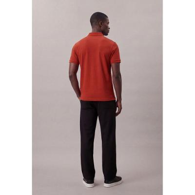 Polo Mc Ckj Masc Logo Re Issue Peito - Ferrugem