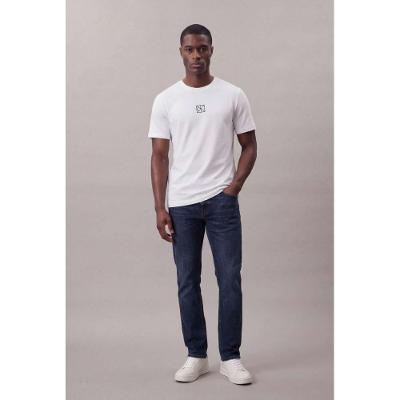 Calça Jeans Ckj  Slim Dark Irving - Azul Médio