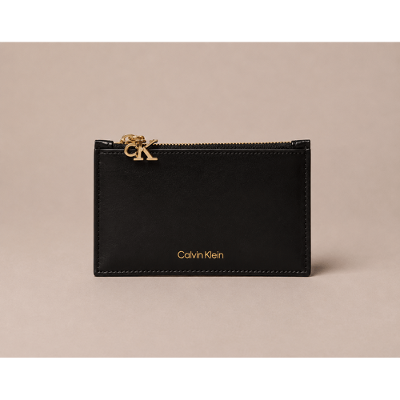 Porta Cartão Ckj C/ Zíper - Preto