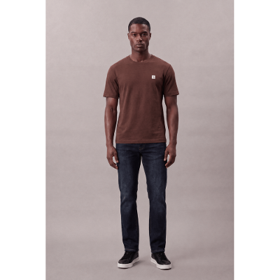 Camiseta Mc Ckj Masc Algodão Egípcio - Marrom