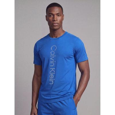 Camiseta Treino Manga Curta Grafic Sport - Azul Royal
