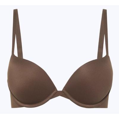 Sutiã Push Up Plunge - Marrom