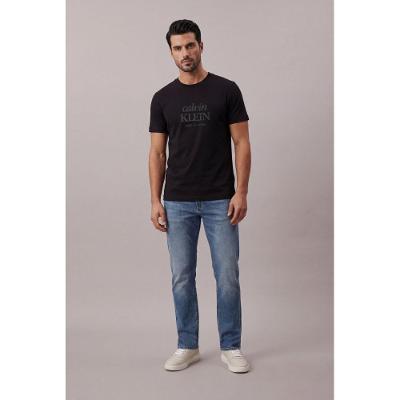 Camiseta Manga Curta Calvin Klein Masculino Logo Gel - Preto