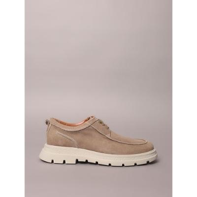 Sapato Calvin Klein Jeans Camurça - Caqui Medio