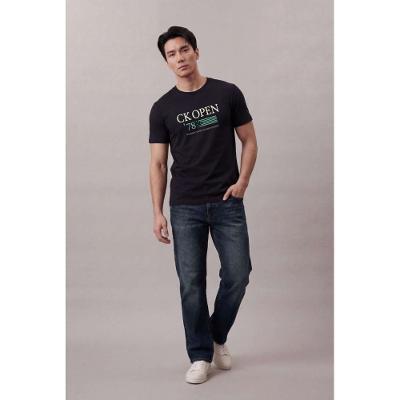 Camiseta Manga Curta Calvin Klein Jeans Masculino Calvin Klein Open 78 - Marinho
