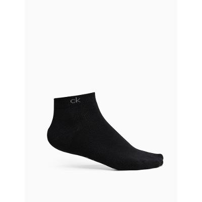 Kit 3 Pares de Meia Cano Curto Calvin Klein - Preto
