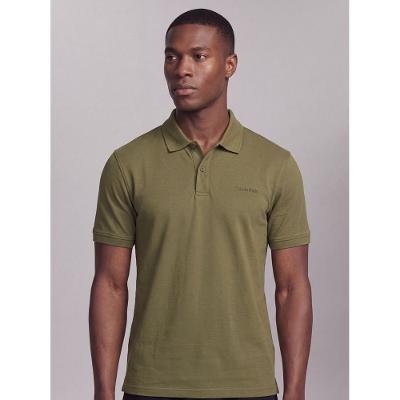 Polo Masculina Liquid Touch Calvin Klein - Oliva