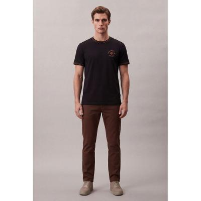 Calça Color Slim Chino - Marrom