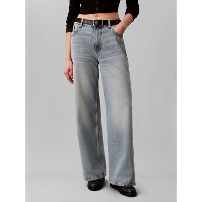 Calça Ckj Low Rise Baggy Vintage - Azul Claro