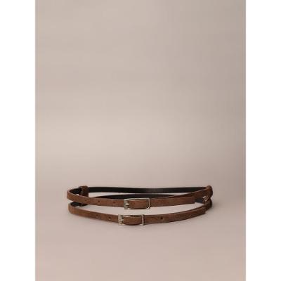 Cinto Duplo Calvin Klein Jeans - Marrom