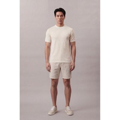Bermuda Calvin Klein Jeans Linen - Areia